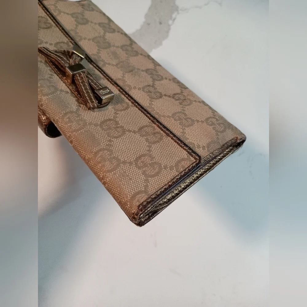 Gucci Monogram Princy Continental Wallet